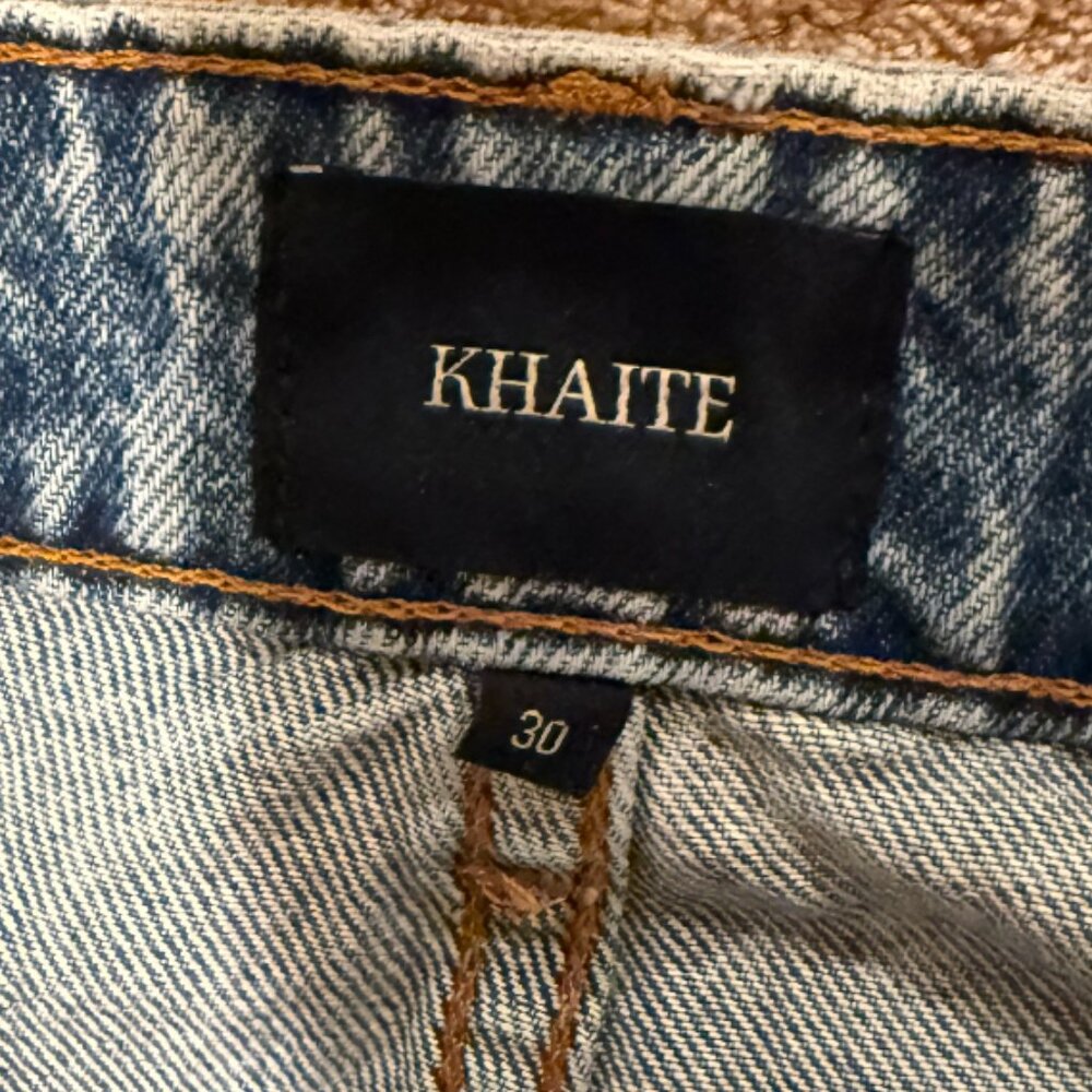 KHAITE Danielle Jean - Size 30 in distressed bryce - Picture 3 of 4